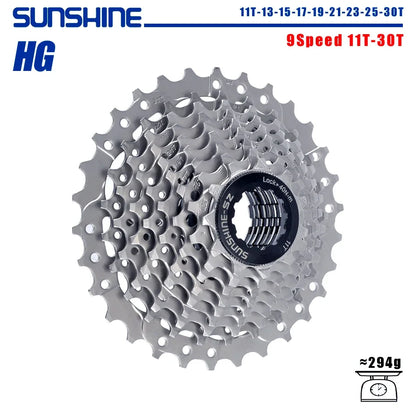 SUNSHINE 8–12 Speed Road Cassette 11-23T to 11-36T Compatible Shimano HG - EXPROTAS