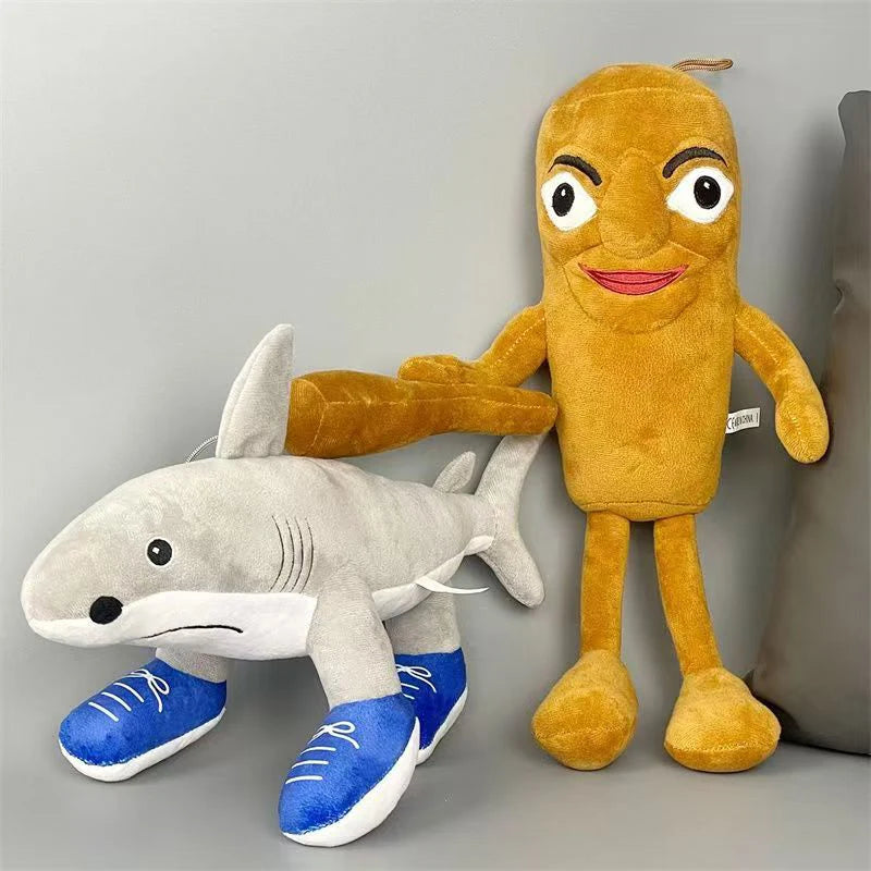 Tungtungtung Sahur Tralala Shark Plush Toy Anime Stuffed Doll Plushie Gift New