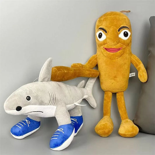 Tungtungtung Sahur Tralala Shark Plush Toy Anime Stuffed Doll Plushie Gift New