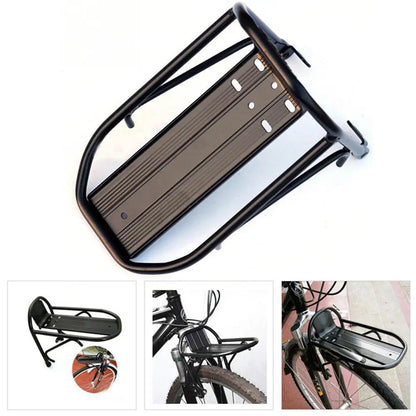 Bicycle Front Rack Carrier Alloy MTB Luggage Pannier Bag for Bike Parts