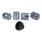 4Pcs Metal Wheel Centre Dust Caps M4 Nuts 1/10 RC Crawler TRX4 SCX10 D90 TF2