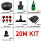 20M Garden Watering Hose Drip Irrigation System Automatic Adjustable Drippers