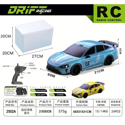 2026 RC Drift Car Speed Remote Control 1:24 Porsche 911 Racing Toy