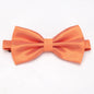 Bow Tie Solid Color Adjustable Wedding Party Ties for Men Women