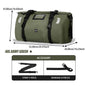 Waterproof Motorcycle Roll-Top Dry Tail Bag Backpack 20-66L