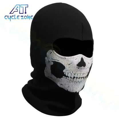 Motorcycle Balaclava Full Windproof Skull Face Mask Neck Warmer Ski