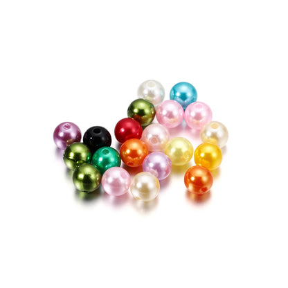 1000Pcs Imitation Pearl Beads 3-20mm Round Spacer for Bracelet Making DIY