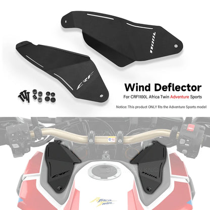 For Honda CRF1100L Africa Twin Front Fork Wind Deflectors Cockpit Air Deflectors 2020-2025