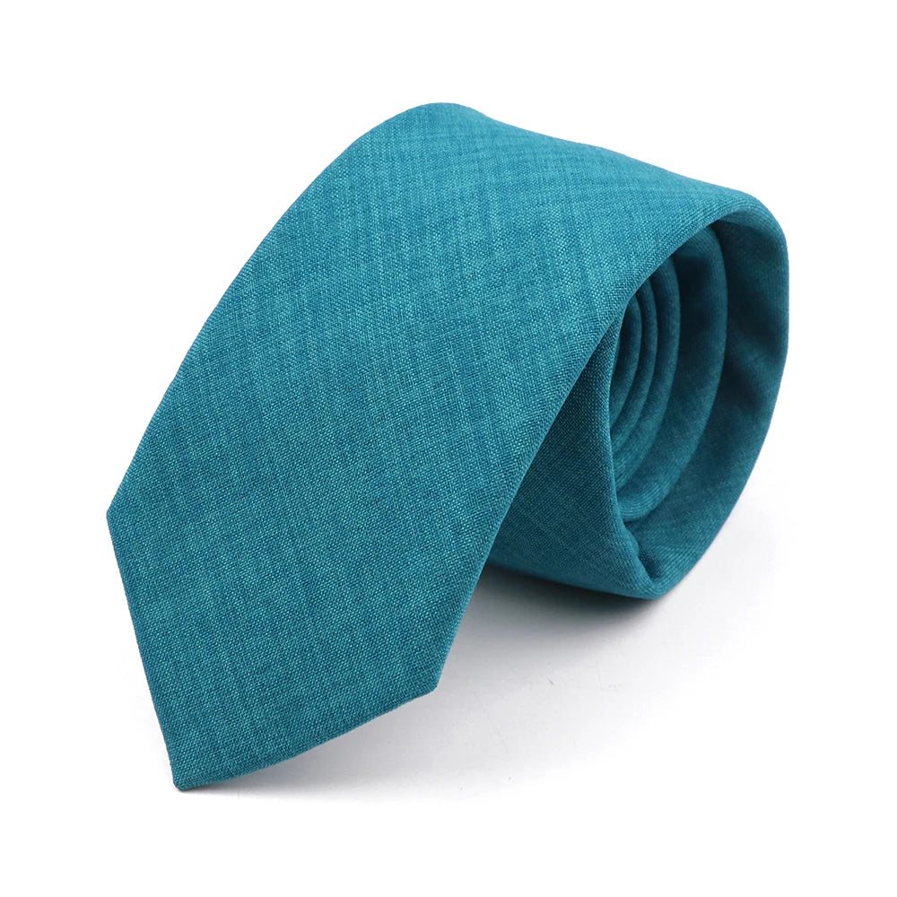 Men Tie Solid Slim Skinny Plain Wedding Party Ties Sage Green Pink Orange