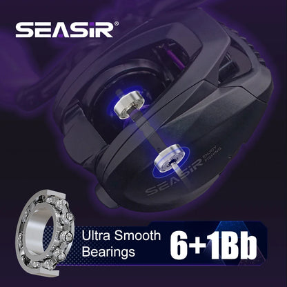 BFS Baitcasting Reel 133g Ultralight 7.6:1 Seasir ZERO-VX 6+1BB 4kg Drag