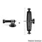 Bike Handlebar Mount Selfie Stick for GoPro Insta360 DJI Accessories