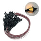 20pcs Model Street Lamp White Warm Light for Sand-table Exercise Garden