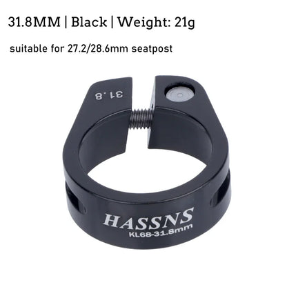 Seatpost Clamp HASSNS 31.8/34.9mm for 27.2/28.6/31.6mm MTB Dropper Post
