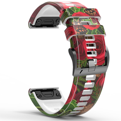 Silicone Strap for Garmin Fenix 7X 8 6X 5X 26mm 22mm Watch Band