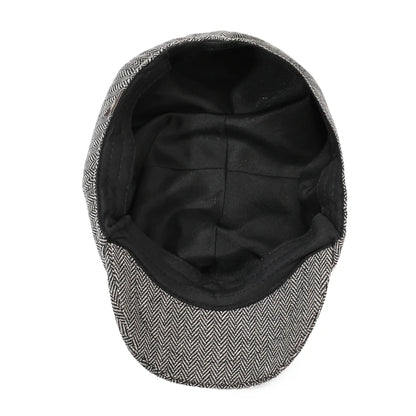 Unisex Newsboy Hat Retro Beret Cap for Spring Autumn Travel Casual
