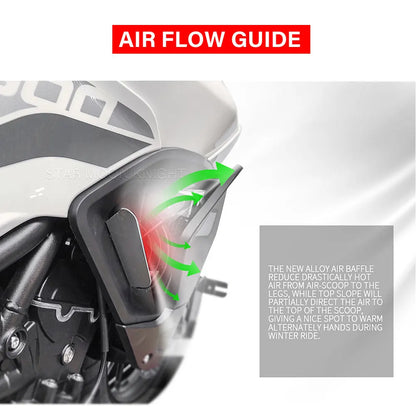 For Tiger 900 GT PRO Tiger900 Rally PRO GT LOW 2020- Radiator Fan Airflow Air Deflectors For Tiger 850 2021 Sport Accessories-EXPROTAS