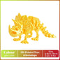 3D Printed Tyrannosaurus Rex Dinosaur Model Jointed Movable Realistic Decor