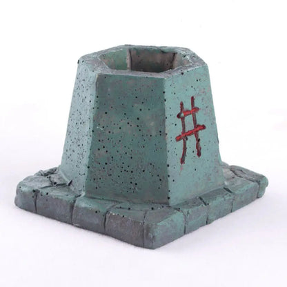 1PCS Mini House Model Resin Ornament for Garden Landscaping Decor
