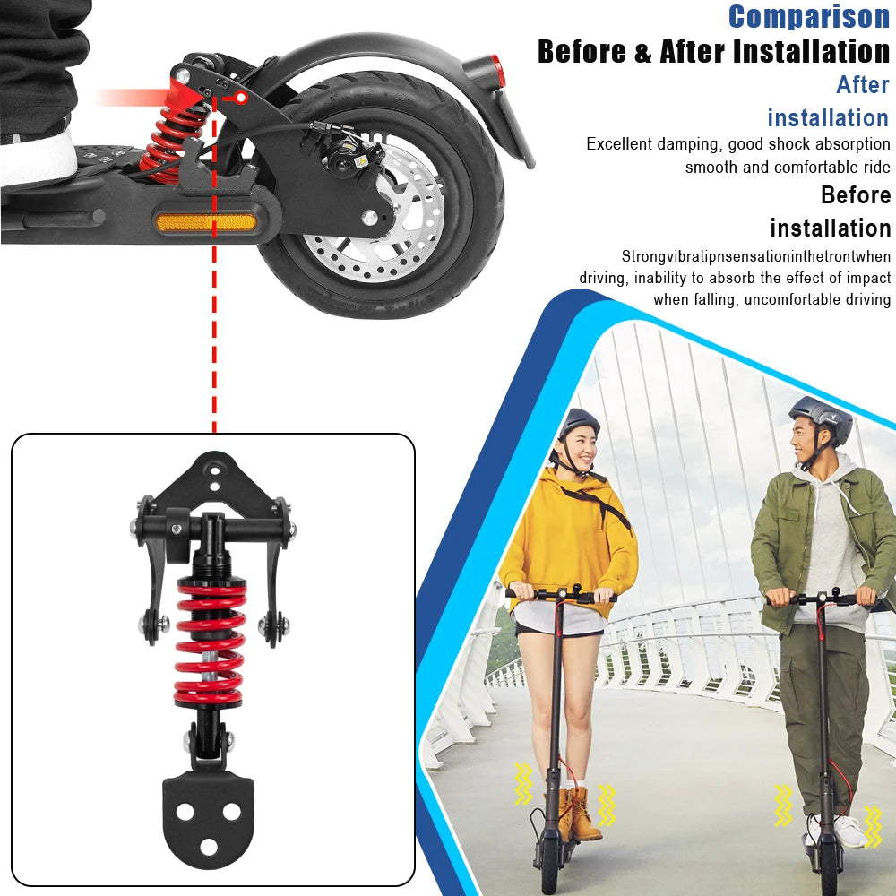 Electric Scooter Rear Suspension Kit for Xiaomi M365 1S pro pro2 Scooter Rear Shock Absorber Shock Absorption Parts Accessories-EXPROTAS