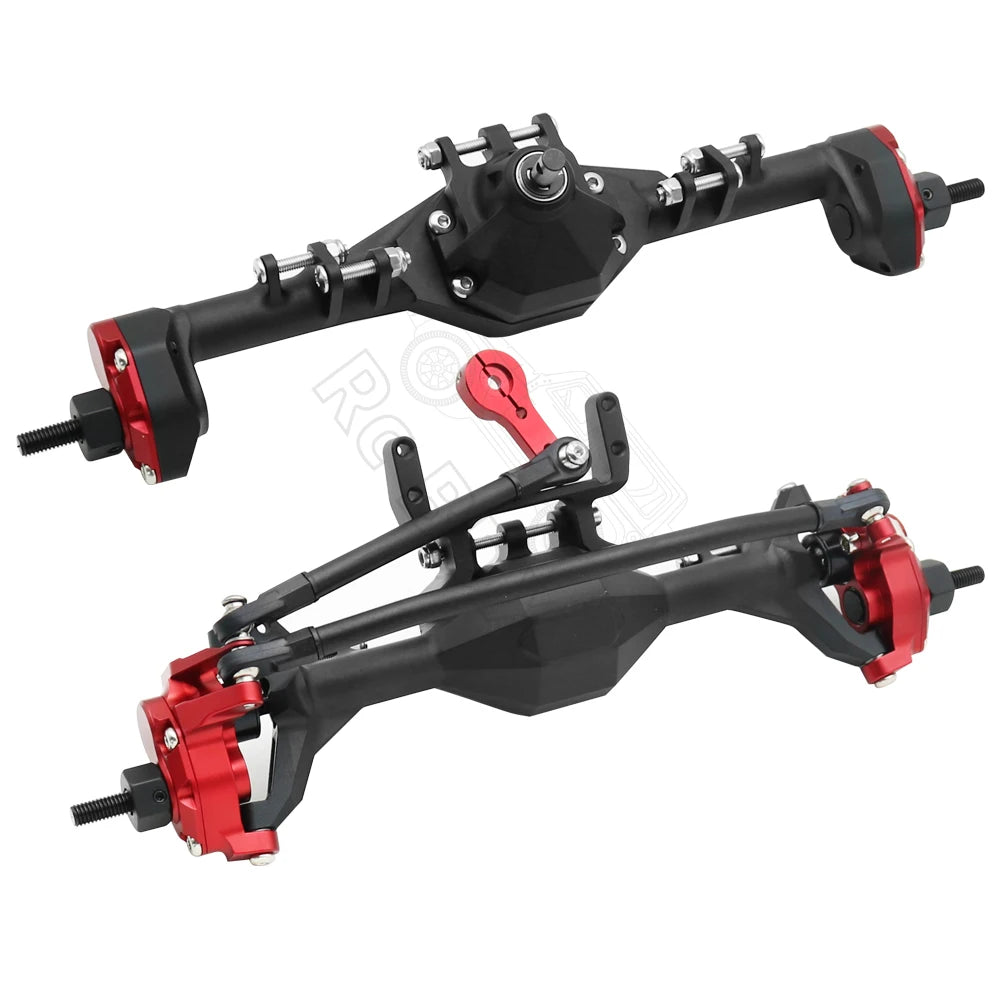 CNC Integrated Front & Rear Portal Axle for 1/10 RC Crawler Axial SCX10 II RGT GEN8 - EXPROTAS