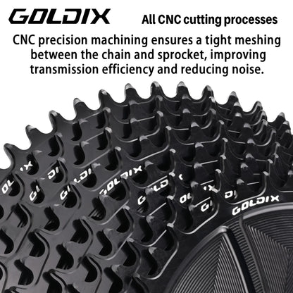 Narrow Wide Chainring 3-Bolt 3mm Offset for Goldix MTB Road Crankset