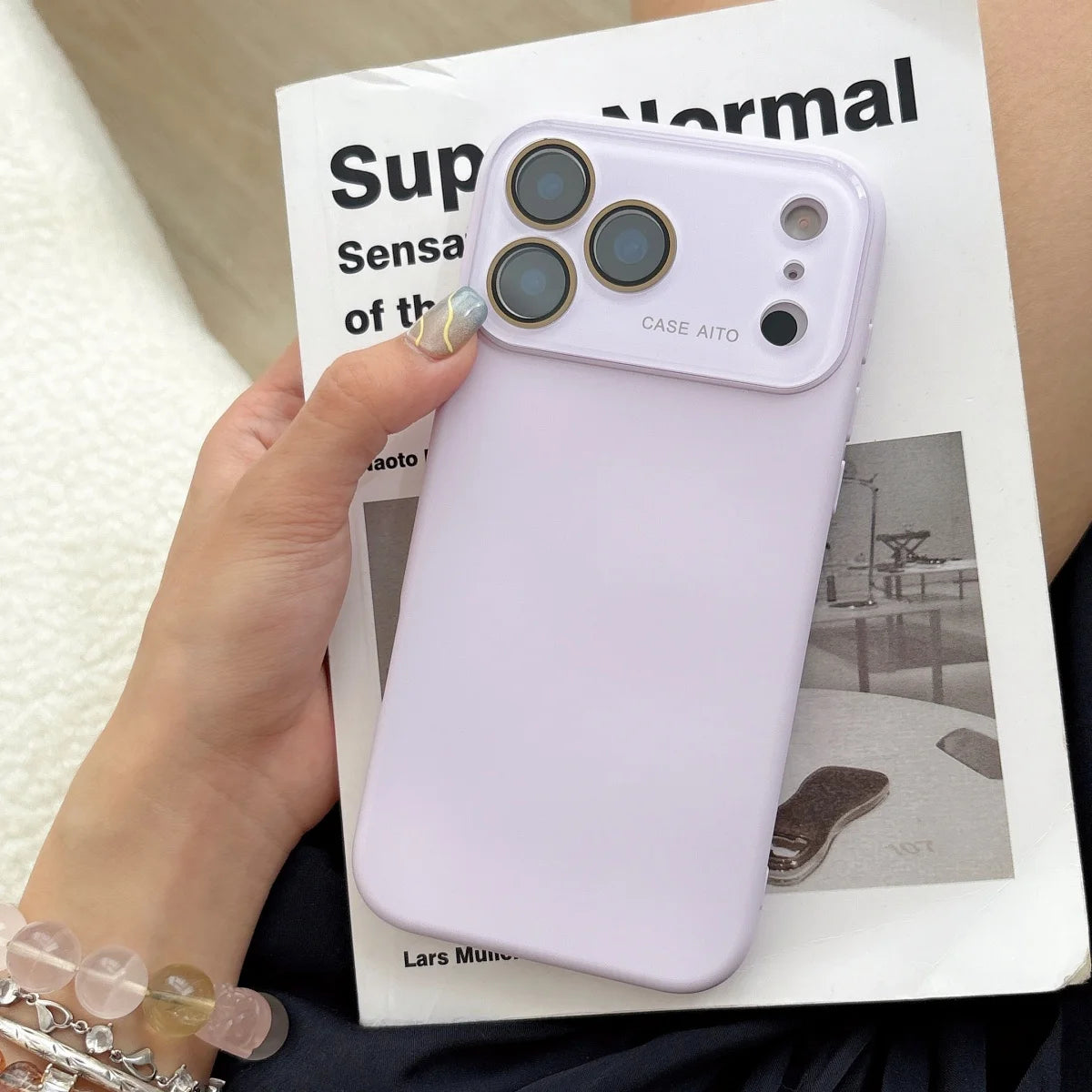 Liquid Silicone MagSafe Case for iPhone 12-17 Air Pro Max Glass Window Cover