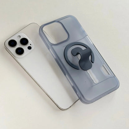 Matte Clear MagSafe Card Holder Case for iPhone 13-17 Pro Max Shockproof