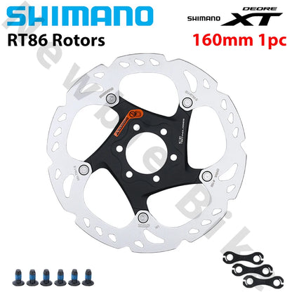 Shimano Deore XT RT86 6-Bolt Ice-Tech Disc Brake Rotor 160/180/203mm - EXPROTAS