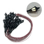 20pcs Model Street Lamp White Warm Light for Sand-table Exercise Garden