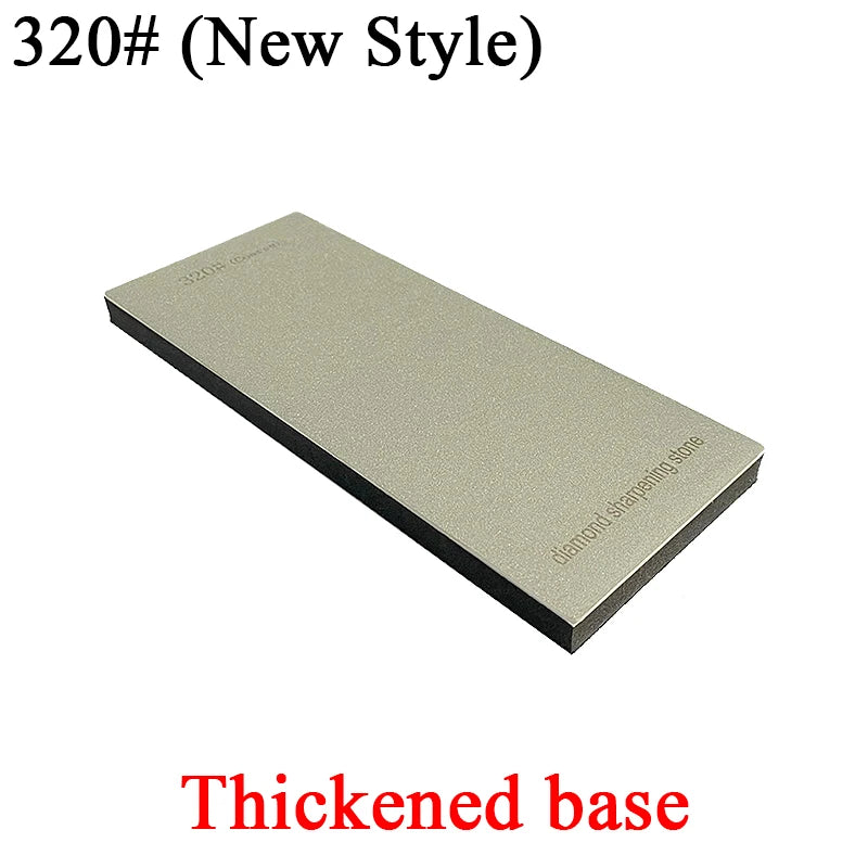 Diamond Knife Sharpening System 15° Whetstone Tool w/ Non-Slip Base