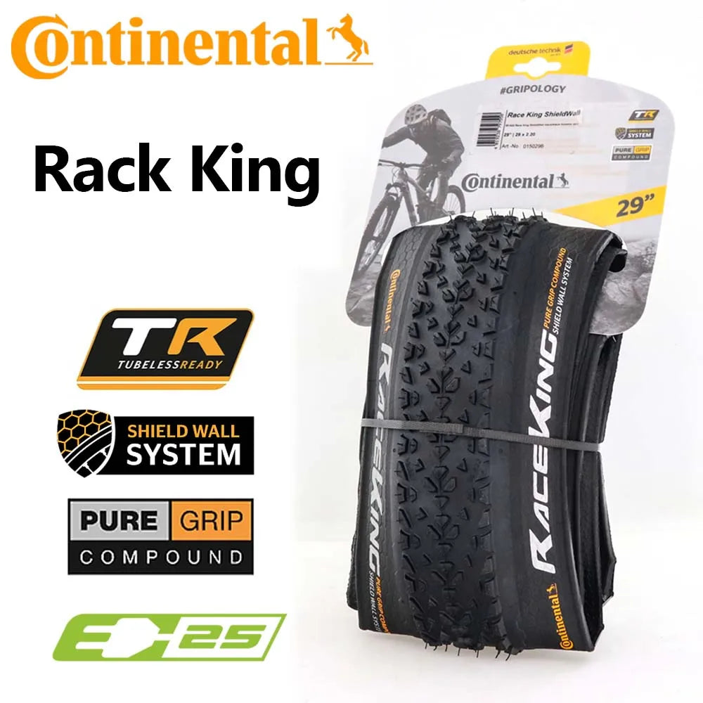 Continental Race King MTB Tire | 29x2.0/2.2 Tubeless Folding 29in 29er TLR