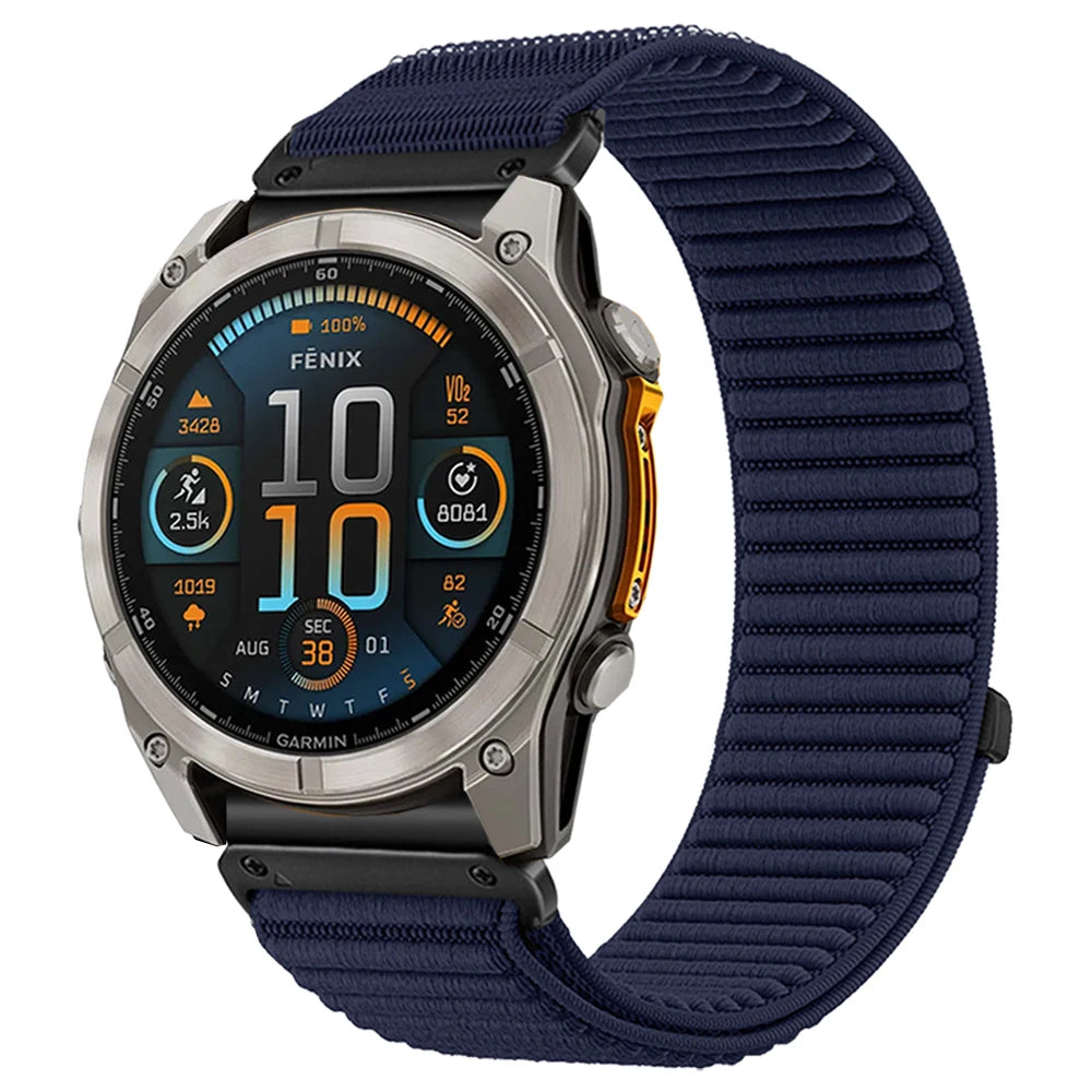 Nylon Strap For Garmin Fenix 8 Pro 26mm 22mm Watch Band 51mm 47mm