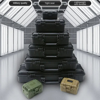 Shockproof Sealed Camera Case Bag Organizer, Photography Storage Box with Sponge Protector