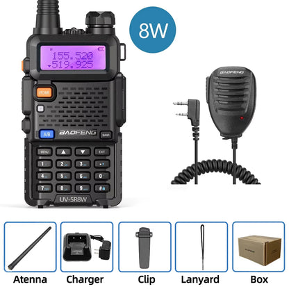 Baofeng Two Way Radio Walkie Talkie Dual Band UHF VHF 5W 8W Ham