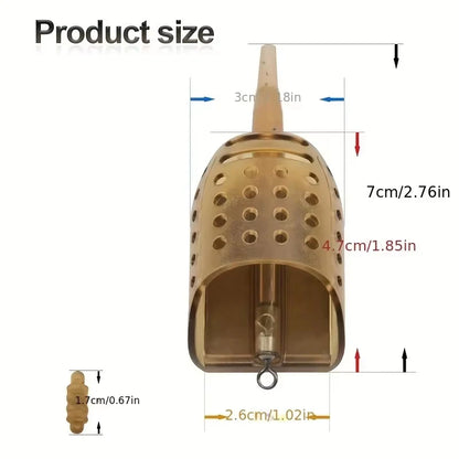 Boat Shape Carp Fishing Pellet Feeder 30/40/50g Maggot Bait Coarse Tackle