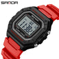 SANDA 2156 Fashion Mens Watch Military Water Resistant Sport Watches Army Big Dial Led Digital Wristwatches Stopwatches For Male-EXPROTAS