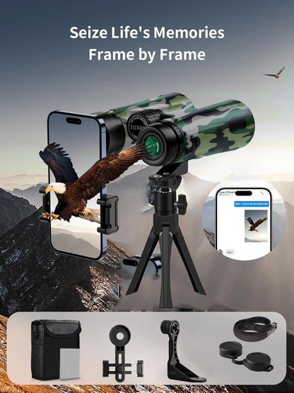 SUNCORE 10x42 Binoculars Bird Watching Hunting Travel Events Outdoor Optics