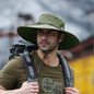 Men's Bucket Hat Mesh Wide Brim Sun Cap Fishing Hiking Outdoor Summer