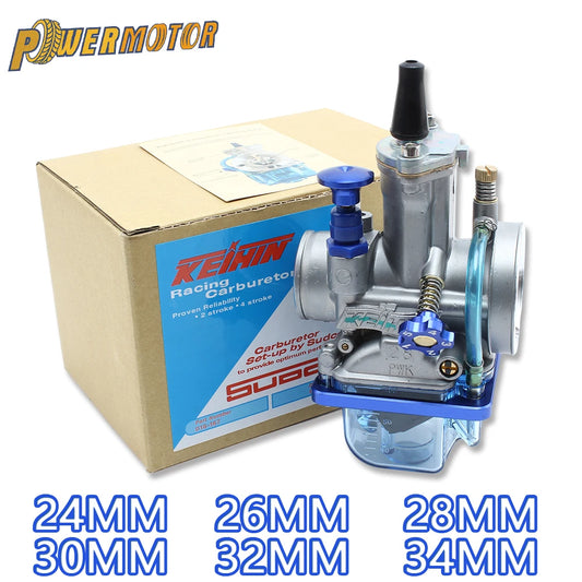 Power Jet Carburetor 34mm for Keihin PWK Racing Dirt Bike Scooter