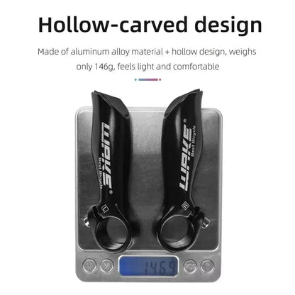 MTB Road Bike Bull Horn Bar Ends Aluminium Auxiliary Handlebar Grips