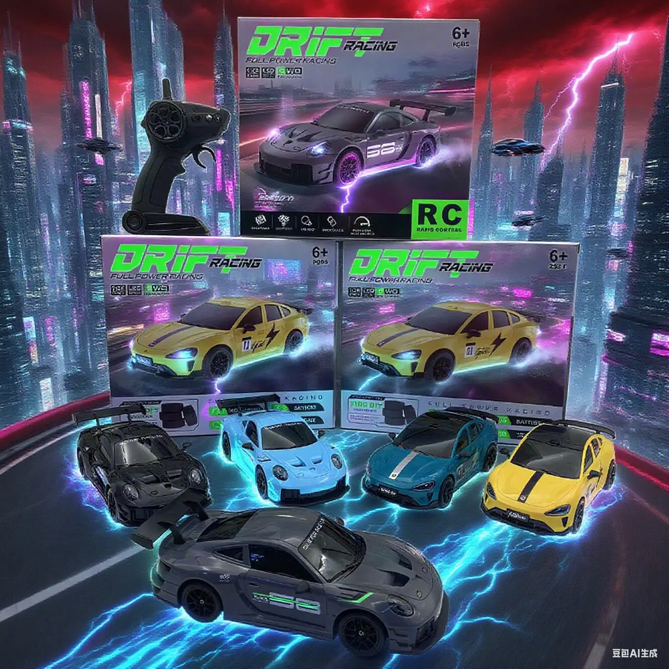 2026 RC Drift Car Speed Remote Control 1:24 Porsche 911 Racing Toy