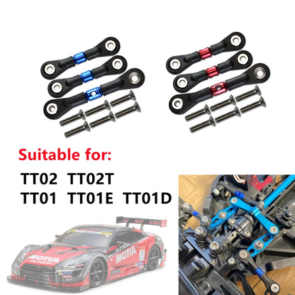 Adjustable Steering Tie Rod for Tamiya TT02 TT02T 1/10 RC Car Parts
