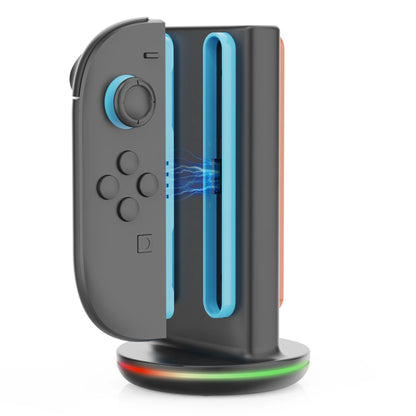 IPEGA Charger Dock PG-SW2051 For Switch 2 Gamepad 4 Slot Fast Charge RGB Lights