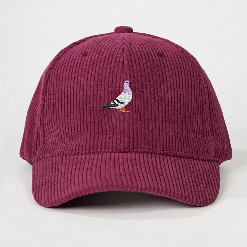 Outdoor Sun Protection Baseball Cap Pigeon Embroidered Unisex Hat
