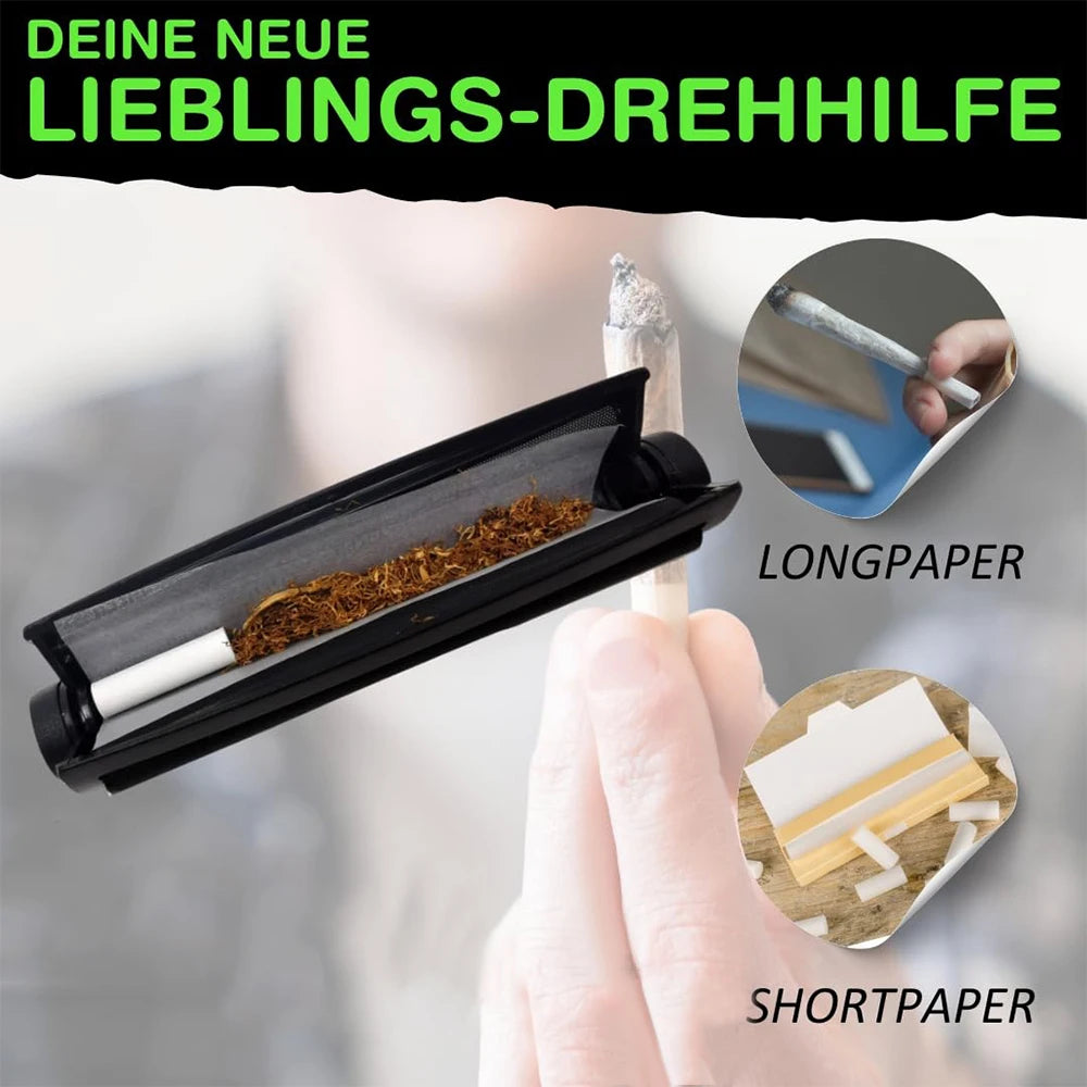 Manual Cigarette Rolling Machine 78/110mm Tobacco Roller for DIY Making