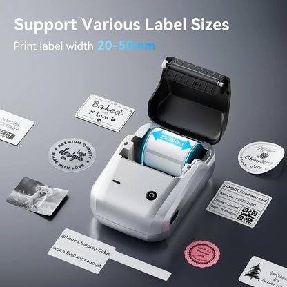 Niimbot B1 Portable Thermal Label Printer Mini Bluetooth Sticker Maker