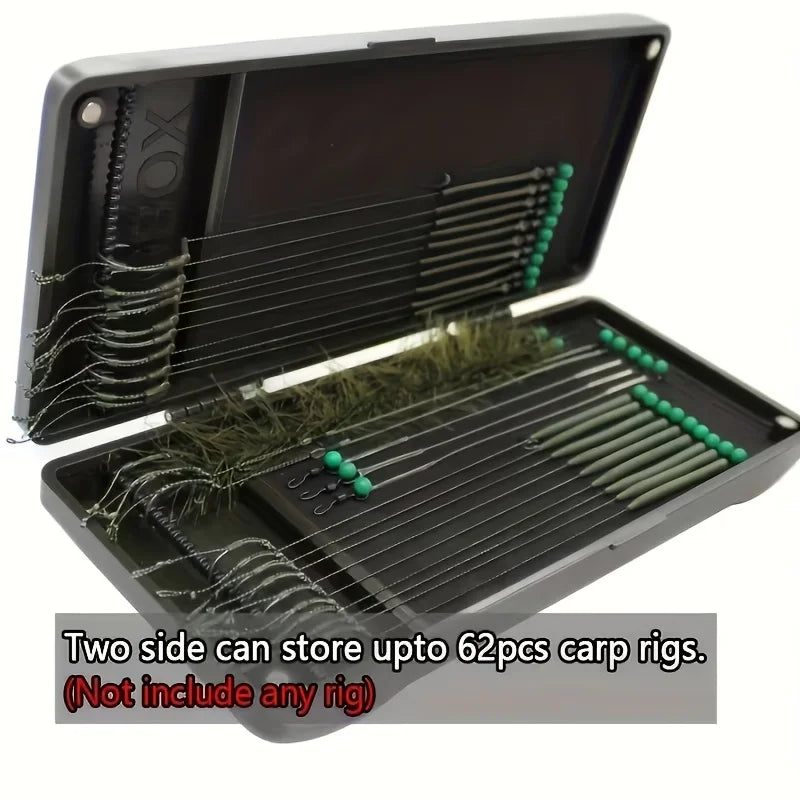 Magnetic Carp Rig Organiser Box Multi-Compartment Tackle Case Ronnie Rigs