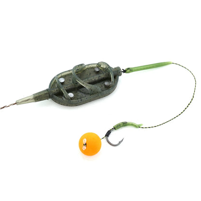 Hirisi Carp Method Feeder Cage 30g–60g Quick Release Bait Basket Tackle Gear