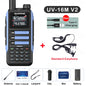 Baofeng UV16M Two Way Radio Walkie Talkie Long Range UHF VHF AM FM