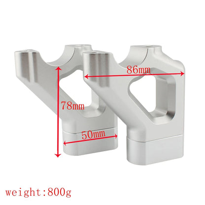 Handlebar Risers for Triumph Tiger 900 850 1200 GT Rally Explorer Aluminum Kit